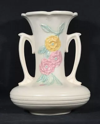 Buy Hull Pottery Open Rose Vase 102-8 1/2 No Crazing • 10.56£