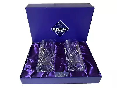 Buy Edinburgh Crystal  Lomond  2 X Highball Glasses  Boxed • 40£