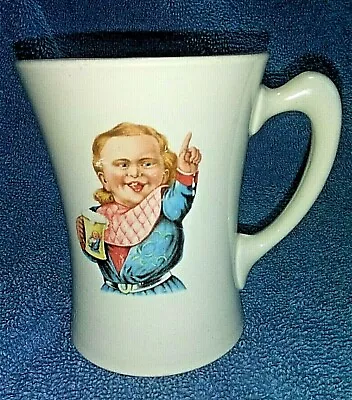 Buy Antique HIRES Root Beer ADVERTISING MUG/Cup  CAULDON WARE  ENGLAND Early 1900's • 55.98£