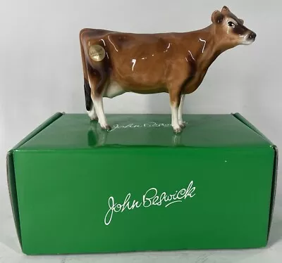 Buy John Beswick Jersey Cow 11.5cm Hand Painted - Boxed Excellent Condition • 49.50£