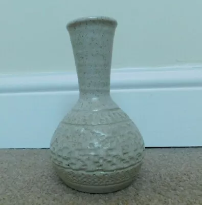 Buy Purbeck Pottery Vase With Base Sticker Beige Stoneware 6  High Vintage • 12.95£