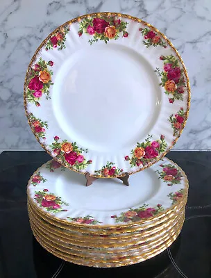 Buy 1 Of 6 - 10 1/4  Dinner Plates - Royal Albert Old Country Roses - England - 2nds • 10£