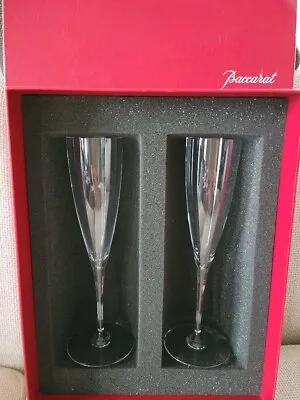 Buy Unused Baccarat Don Perignon Champagne Flute Pair With Box • 176.24£