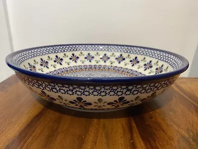 Buy Large Serving Bowl Handmade Polish Pottery Boleslawiec • 52£