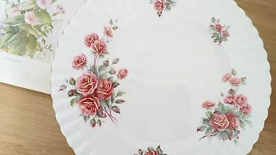 Buy Vintage Royal Albert China Plate Pink Roses Shabby Chic Afternoon Tea Weddings • 5.95£
