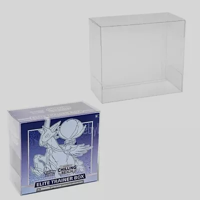 Buy Box Protector ETB Elite Trainer Box Protective Display Case 0.5mm(1-20 Pack) • 4.39£