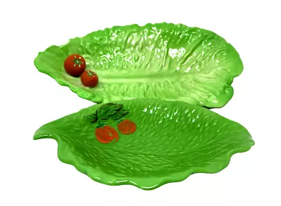 Buy Vintage Carlton Ware Lettuce Leaf Raised Tomato Side Dish No 716032 & Other • 19.99£