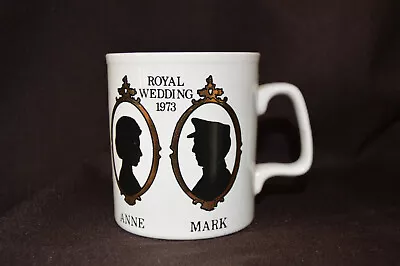 Buy Royal Wedding Commemorative Mug - Anne And Mark 1973 - Staffordshire Potteries • 3£