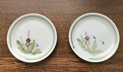 Buy 2 Buchan Stoneware Thistle Plates / Bread / Hors D’oeuvres • 7.99£