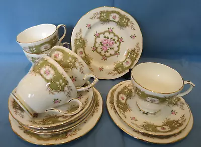 Buy Vintage Duchess Bone China Granville Tea Trio X3 (plus Spares) • 10.50£