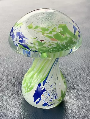 Buy Mdina Glass Toadstool Mushroom Maltese Art Glass Paperweight Signed 9cm • 15£