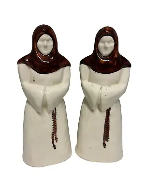 Buy Cinque Ports Pottery Rye Ceramic Vintage Monk Salt And Pepper Shakers H18cm • 22.50£