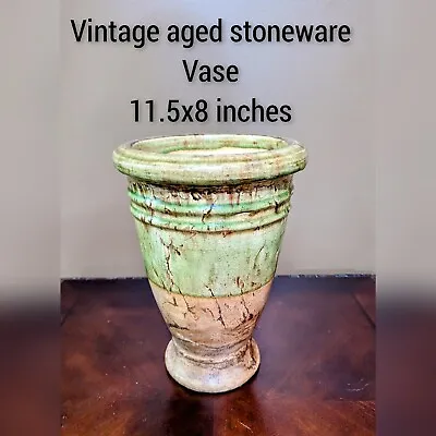 Buy Aged Vintage Stoneware Vase • 24.03£