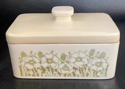 Buy Vintage 1970's Hornsea Pottery 'Fleur' Pattern Butter Dish • 10£