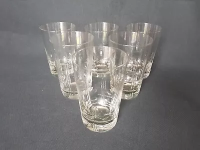 Buy Rare Full Set Of 6 Antique Victorian High Ball Drinking Glasses • 65£