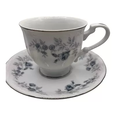 Buy Vintage Baroque Bleu By Daniele Coffee Tea Cup & Saucers Japan 6oz • 12.34£