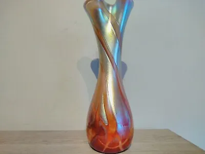 Buy Isle Of Wight Glass Iridescent Vase • 10£