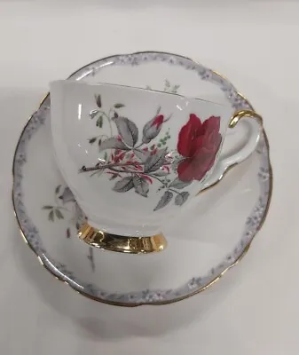 Buy Royal Stafford 'Roses To Remember'  Teacup And Saucer Bone China • 7.99£