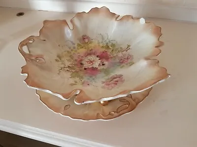 Buy Royal Devon Antique Porcelain Strawberry Bowl And Plate • 45£