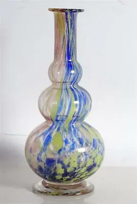 Buy Monart & Strathearn Glas Scotland Vase Goldstaubeinschlüssen Rarity Collector • 224.32£