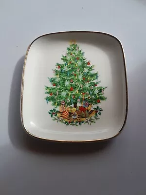Buy Queens Gate Fine Bone China & Gilted Christmas Plate Super Rare. Made In England • 4.99£
