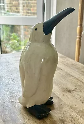 Buy Large Vintage Ceramic Penguin 26cm Tall • 17£