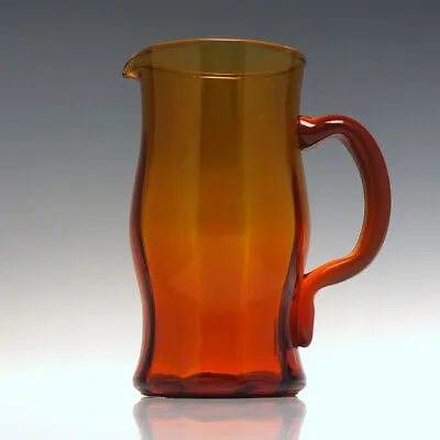 Buy Vintage Amber Glass Water Jug C1930 • 55£