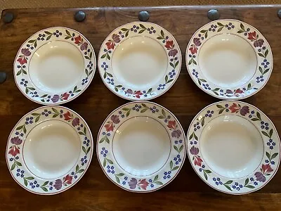 Buy 6 (or 4 For £32) VGC Adams OLD COLONIAL Soup Plate / Cereal Bowl / Pasta Plate • 48£