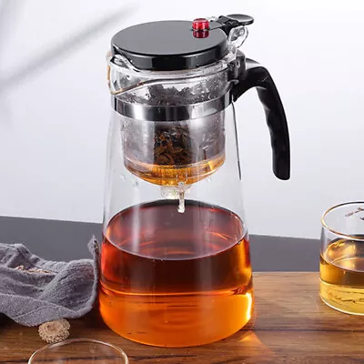 Buy Glass Teapot Detachable Washable Heat Resistant 500ml Tea House • 19.79£
