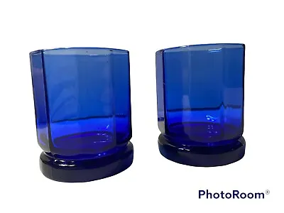Buy Cobalt Blue Whiskey Glasses Pair • 14.71£