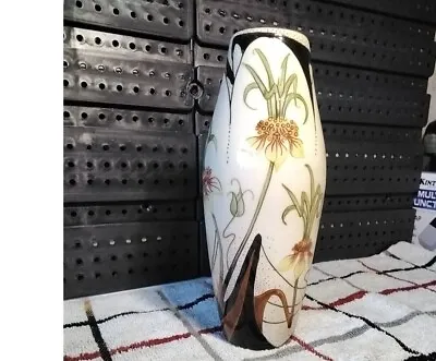 Buy Beautiful MOORCROFT Black Ryden Lullaby Creation Vase By Sian Leeper ~ 21cm • 100£