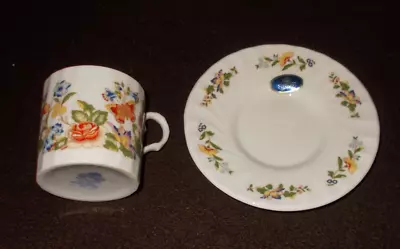 Buy Aynsley Cottage Garden Fine Bone China Coffee Can / Cup & Saucer A/f • 15£