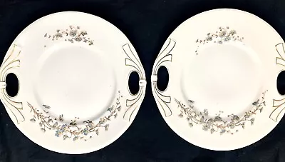 Buy Limoges French China Lot Of 2 Cake Plates 10  Floral Design • 48.25£