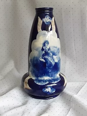 Buy 10  English Flow Blue Vase - 1880's • 39.99£