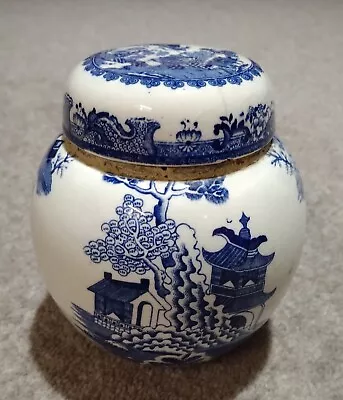 Buy Vintage Mason's Ironstone China Blue Willow Tea Caddy Made For Twinnings  • 15£