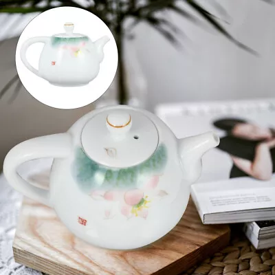 Buy Ceramic Chinese Flower Teapot For Loose Tea - Large Serving Kettle • 17.99£