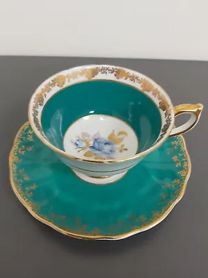 Buy Aynsley Bone China Fruit Pattern Tea Cup And Saucer • 28£