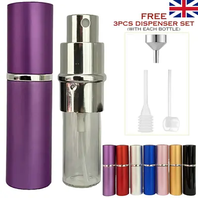 Buy Refillable 10ml Mini Spray Bottle Perfume Aftershave Travel Cosmetic Atomiser • 2.94£