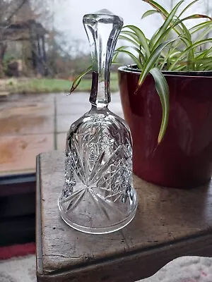 Buy Vintage Decorative Lead Cut Crystal Glass Bell • 13.99£