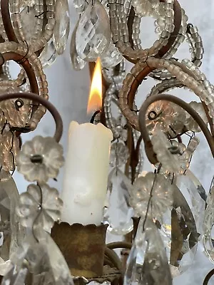 Buy Chandelier Light Chandelier Pendant Candle Light Very Pretty Glass Candelabra • 95£