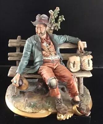 Buy Fabulous Vintage Capodimonte Large Figure Of A Drunk Tramp Signed Volta • 40£