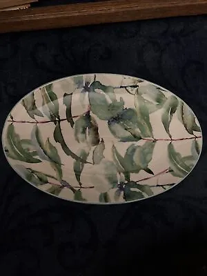 Buy LAURA ASHLEY “leaf” Large Serving Platter Brand New • 65£