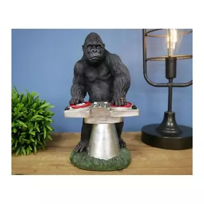 Buy DJ Gorilla Ornament Resin Kong Home Decoration Animal Music Statue Indoor Monkey • 18.49£