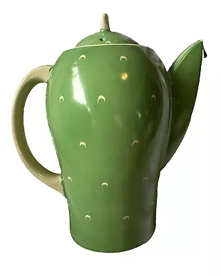 Buy Susie Cooper Kestrel 7.5  Teapot Green Half Moon Crown Works Burslem England • 28.91£