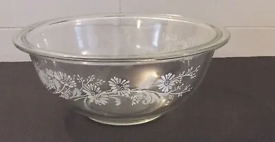 Buy Vintage Pyrex 323 Colonial Mist Nesting Mixing Bowl White Flowers Daisies 1.5L • 18.97£