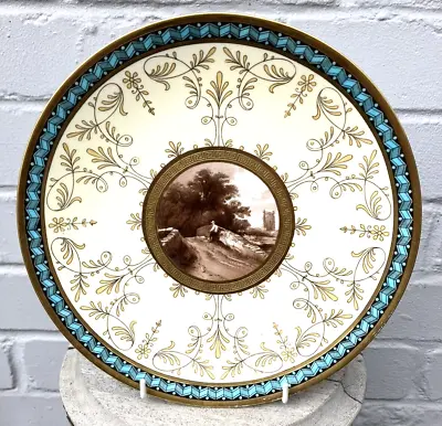 Buy Antique Victorian Minton G5309 Pattern Dessert Cabinet Plate 24.5cm • 59.99£