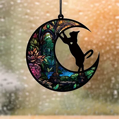 Buy Stained Glass Suncatchers Window Hangings Ornament Memorial Gifts Wall Art Decor • 3.95£