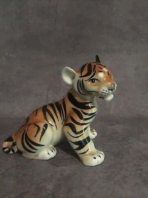 Buy Vintage Russia Made In USSR Lomonosov Tiger Cub Figure Figurine • 19£
