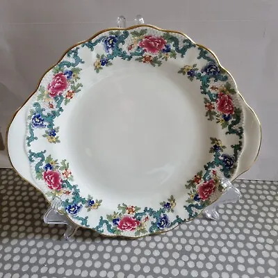Buy Royal Doulton Booths  Floradora  Cake Plate. The Majestic Collection 1981 • 39.95£
