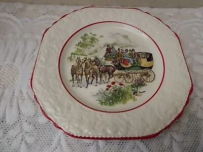 Buy Lord Nelson Pottery - Plate - Coach Scene - Handcrafted - England • 4£